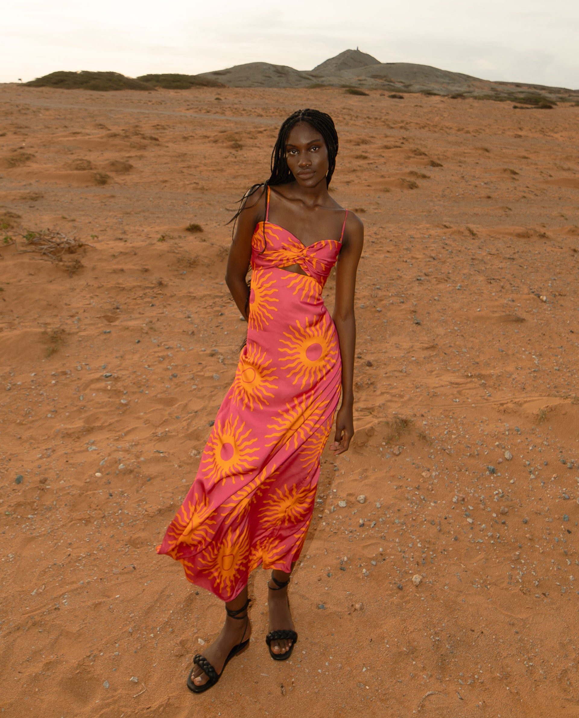 CALA DE LA CRUZ Apia Dress Sunburst | MELIE CALA DE LA CRUZ Apia Dress Sunburst | MELIE
