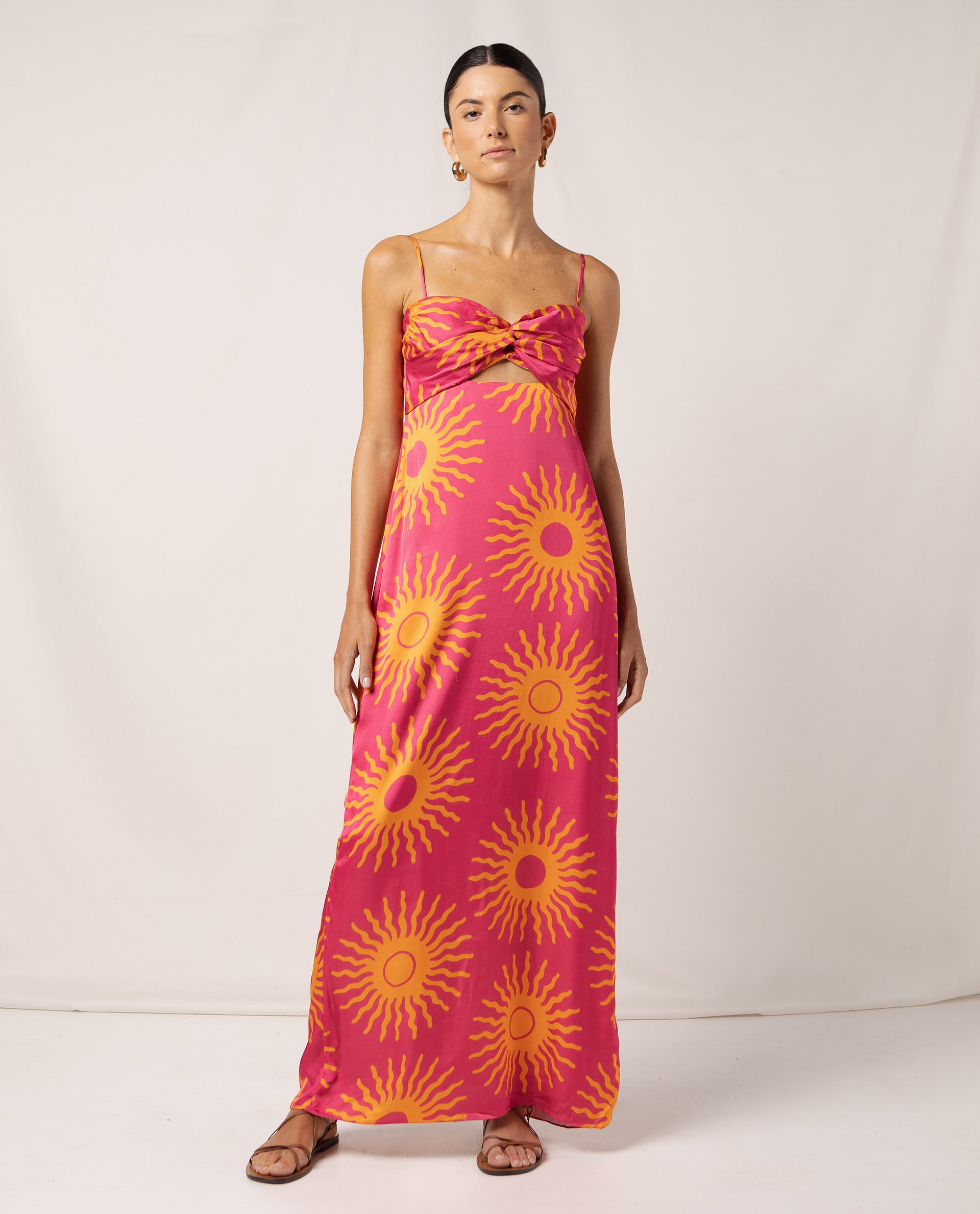 CALA DE LA CRUZ Apia Dress Sunburst